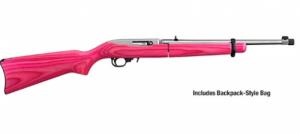 RUGER 10/22 TAKEDOWN 22 LR PINK LAMINATE - 1159 RUGER 10/22 TAKEDOWN 22 LR PINK LAMINATE - 1159