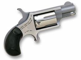 North American Arms Mini Stainless/Black 1.625" 22 Long Rifle / 22 Magnum / 22 WMR Revolver