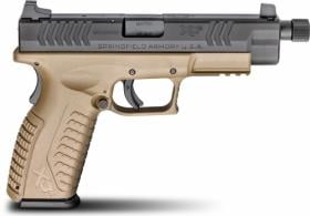 Springfield Armory XDM 45ACP FDE Threaded Barrel Essential Package - XDMT94545FDEHCELE