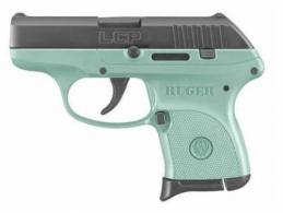 Ruger LCP .380ACP Black/Turquoise 6rd - 3746