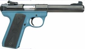 Ruger MKIII 22/45 .22 LR  Titanium Blue Frame 10+1 - 10162R