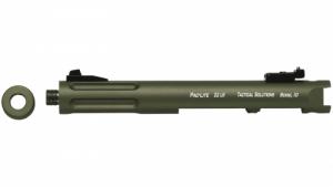 Tactical Solutions Pac-Lite Matte Olive 22 Long Rifle Barrel - PL4.5TERF-04 Tactical Solutions Pac-Lite Matte Olive 22 Long Rifle Barrel - PL4.5TERF-04