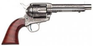 Taylor's & Co. 1873 Cattleman White Photo Engraved 45 Long Colt Revolver - 701AWE Taylor's & Co. 1873 Cattleman White Photo Engraved 45 Long Colt Revolver - 701AWE