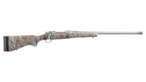 Ruger Hawkeye FTW -  Hunter Natural Gear Camo Rifle - Left Hand 3 RD 375 Ruger 22"