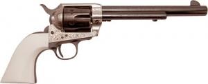 Cimarron Frontier Engraved 7.5" 45 Long Colt Revolver - PP415LSFI