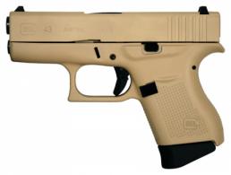 GLOCK 43 9MM 3.39 FXD DS 6 - PI4350201DS GLOCK 43 9MM 3.39 FXD DS 6 - PI4350201DS