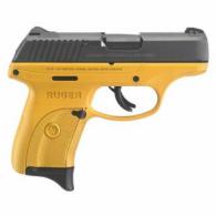 Ruger LC9S 9MM CONTRA YELLOW CERAKOTE GRIP FRA