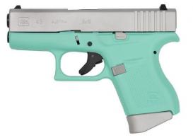 Glock 43X 9MM 3.39 FS Robin's Egg Satin Aluminum - PI4350201RESA Glock 43X 9MM 3.39 FS Robin's Egg Satin Aluminum - PI4350201RESA