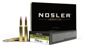 NOSLER 270 Winchester 130gr Expansion Tip Ammunition