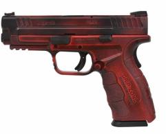 SPR XDG 9MM 4 BLK MOD2 BATTLEWORN RED BLK - XDG9101HCBWRB