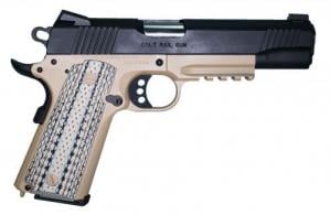 Colt Semper FI 1911 .45acp Black Slide/FDE Frame w/Rail - O1070M45BF