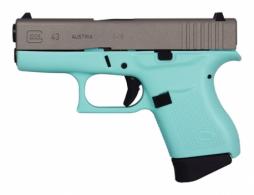 GLOCK 43 9MM 3.39 FXD SS EB 6 - PI4350201EBSS GLOCK 43 9MM 3.39 FXD SS EB 6 - PI4350201EBSS