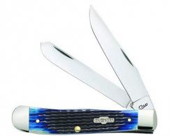 CASE TRAPPER 41/8" 2BL CARB BLU - 25592