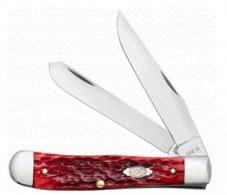 CASE TRAPPER 41/8" 2BL DK RED BONE - C31950
