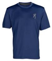 Browning Short Sleeve Sun T Shirt Navy USA Flag 3XL - 3010579506