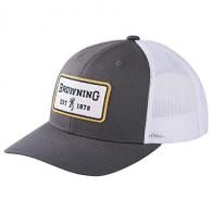 Browning Wallow Meshback Snapback Cap, Grey - 308788691