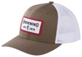 Browning Wallow Meshback Snapback Cap, Pewter - 308788861