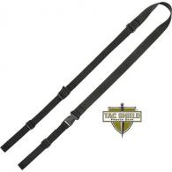 Tac Shield 2 Point Web Loop Sling with Fast Adjust Black 1 1/4in - T6020BK