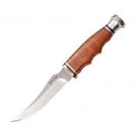 Elk Ridge 4.25" Outskirt Satin Fixed Blade Knife Stacked Handles - ER-200-28LBR