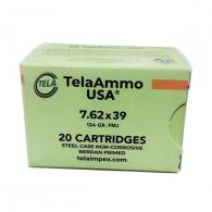 TELAAMMO 7.62X39 124GR FMJ 20RD - TA100076239
