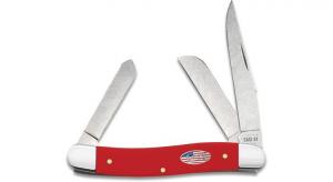 Case American Workman Red Synthetic Medium Stockman Pocket Knife 3.63" - 73931