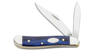 Case SparXX Smooth Blue Pearl Kirinite Peanut 2.88" - 23446