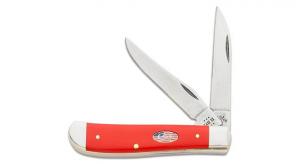 Case American Workman Red Synthetic Mini Trapper Pocket Knife 3.5" - 73927