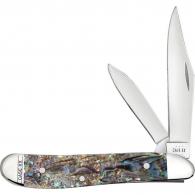 Case Smooth Abalone Peanut Pocket Knife - 12025