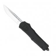 Cobratec Large FS-3 Black Drop Point Non Serrated Black - LBFS-3DNS