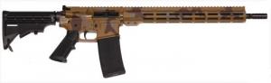 Great Lakes Firearms  AR-15 Mission 223 Wylde 30+1 16", Sahara Camo Rec/15" M-Lok Handguard, Black Carbine Stock & A2
