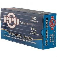 Main product image for Prvi Partizan 10mm Auto Ammunition 50 Rounds FPJ 170gr