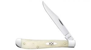 Case Smooth Natural Bone Slimline Trapper 4.13" - 13312