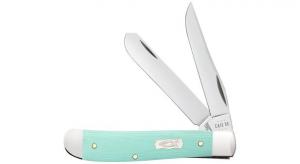 Case Smooth Seafoam Green G10 Mini Trapper 3.5" - 18101