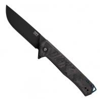 Tekto F1 Alpha Forged Carbon Handle Blue Accents D2 - F1RCCBKD2BK1 Tekto F1 Alpha Forged Carbon Handle Blue Accents D2 - F1RCCBKD2BK1