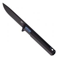Tekto F2 BRVO Black G10 Handle Blue TI Accent D2 - F2RG1BKD2BK1