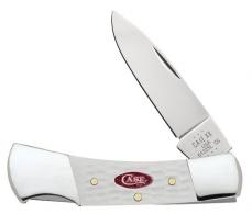 Case Standard Jigged Lockback 3" 1-Blade White SparXX - 60199