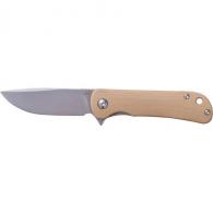 Gear for Life Fast Eddie V1.0 Folding Knife - Desert Sand - GFL-FEV1.0-G10D