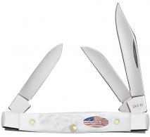 Case Small Stockman 2 5/8" 2-Blades Jigged White - 14106