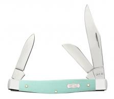 Case Medium Stockman 3 1/4" 3-Blades Seafoam Green - 18102