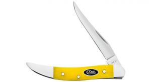 Case Smooth Yellow Bone Small Texas Toothpick Pocket Knife 3" - 20035