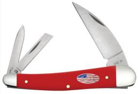 Case Smooth Red Synthetic American Workman CS Seahorse Whittler - 73938