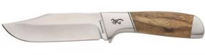 Browning Sage Creek  Small 3" Fixed Knife Zebra Wood - 3220535B