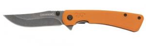 Browning Branded Rock Folder 3" Clip Point Orange G10 - 3220560 Browning Branded Rock Folder 3" Clip Point Orange G10 - 3220560