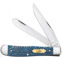 Case Smooth Blue Sycamore Wood Trapper - 63730