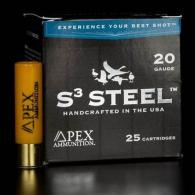 APEX 20G TSS/S3 STL 1-1/8OZ 3" 25RD - WS20-275
