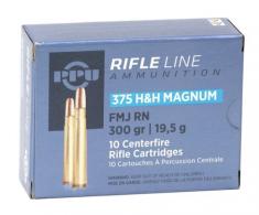 PPU 375H&H Mag 300GR FMJ - PP375F PPU 375H&H Mag 300GR FMJ - PP375F