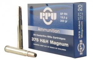 PPU 375H&H Mag 300GR SP RN 10BX - PP375S PPU 375H&H Mag 300GR SP RN 10BX - PP375S
