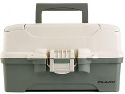 TWO-TRAY TACKLE BOX GREEN/TAN - P000404