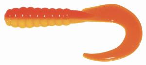 BB 2" CURL TAIL GRUB ORNG/YEL 10PK - CTG214