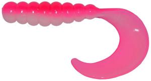 BB 2" FAT GRUB 10PK PINK/WHT - FG218